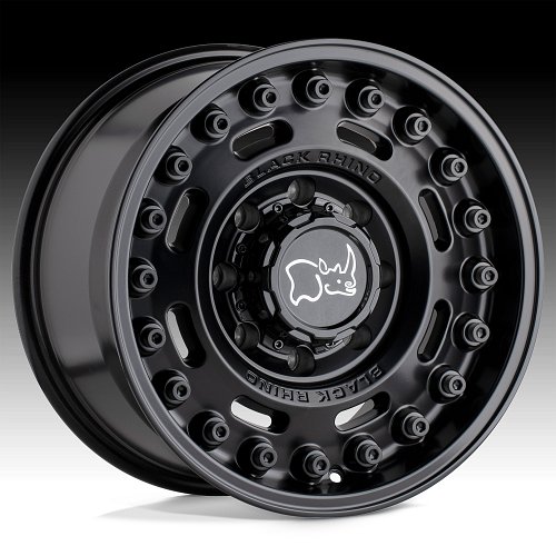 Black Rhino Axle Matte Black Custom Truck Wheels 1